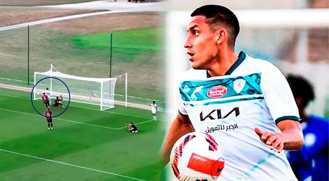 Alex Valera marcó su primer gol con Al-Fateh