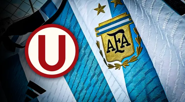 Juega en la Selección Argentina y se declara hincha de Universitario luciendo su camiseta