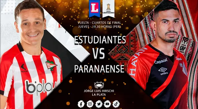 Dónde ver Estudiantes vs. Athletico Paranaense EN VIVO: hora y canal para la Libertadores.