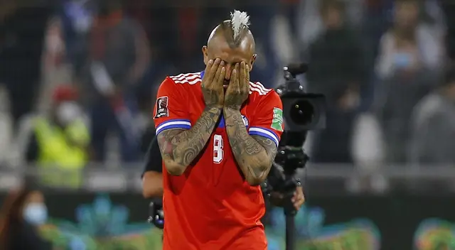 Vidal y Chile eliminados de Qatar 2022