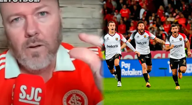 Periodista brasileño insulta a Melgar y lo trata despectivamente por eliminar al Inter.