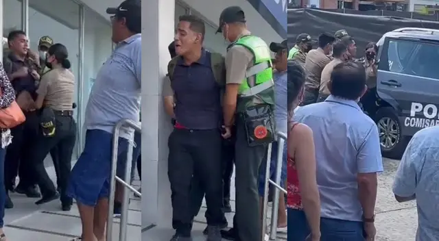 Sujete agrede a efectivo policial y desata indignación entre la población. Sujete agrede a efectivo policial y desata indignación entre la población.