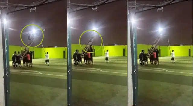 TikTok: sube por la escalera para recuperar su balón, pero terminó en aparatosa caída TikTok: sube por la escalera para recuperar su balón, pero terminó en aparatosa caída