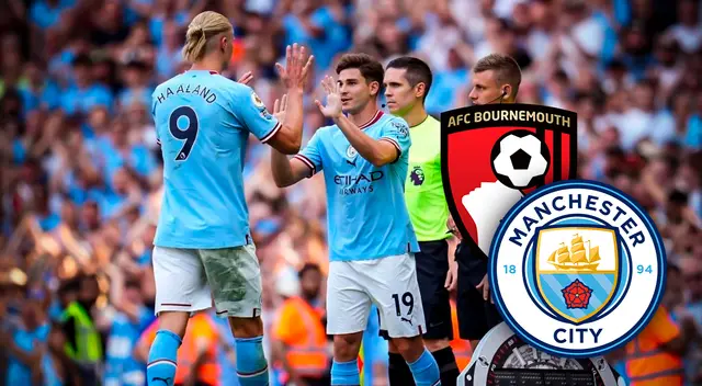 Manchester City no tuvo piedad y goleó 4-0 a Bournemouth en la Premier League