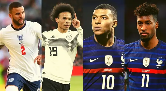 Kylian Mbappé lidera la lista de los jugadores más veloces de Qatar 2022.