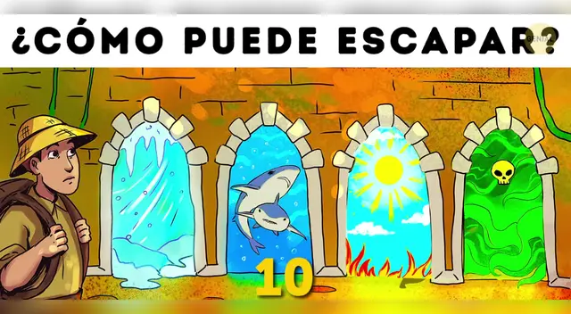 Ayuda a Lalo a encontrar la salida, elige solo un arco Ayuda a Lalo a encontrar la salida, elige solo un arco