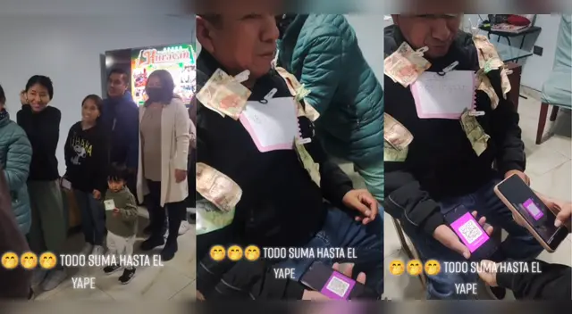 Peruano pide que le yapeen dinero en lugar de regalos Peruano pide que le yapeen dinero en lugar de regalos