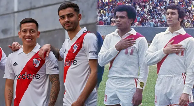 ¿Nos copiaron? Nueva camiseta de River Plate es 'igualita' a la de Perú en el 78 ¿Nos copiaron? Nueva camiseta de River Plate es 'igualita' a la de Perú en el 78