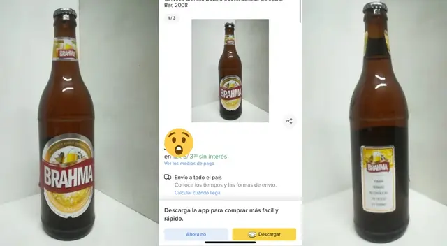 ¿Aún conservas botellas de cerveza Brahma del 2008? Sorpréndete con su increíble valor ¿Aún conservas botellas de cerveza Brahma del 2008? Sorpréndete con su increíble valor