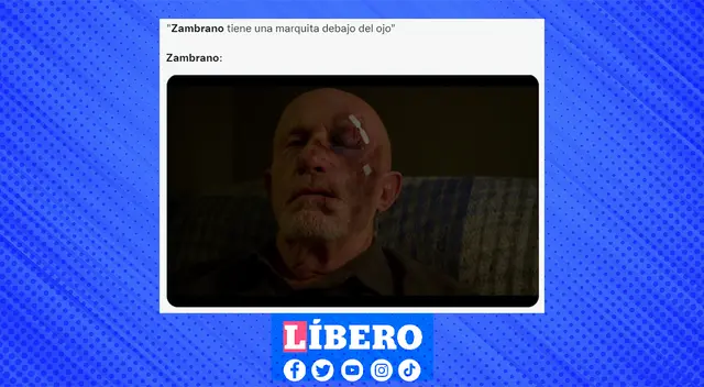 La supuesta pelea entra ambos futbolistas hizo que algunos hinchas  imaginen así a Zambrano.