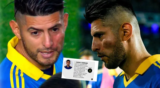Carlos Zambrano tuvo una dura noche en partido de Boca Juniors Carlos Zambrano tuvo una dura noche en partido de Boca Juniors