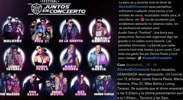 Juntos en Concierto 2022: Usuarios registraron peleas, mala organización y desorden en lugar Juntos en Concierto 2022: Usuarios registraron peleas, mala organización y desorden en lugar