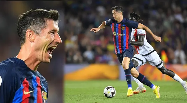 Lewandowski sufre en LaLiga y expresa su queja contra Rayo Vallecano: "Es antifútbol"