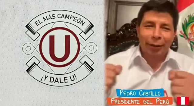 Pedro Castillo confesó ser hincha de Universitario de Deportes Pedro Castillo confesó ser hincha de Universitario de Deportes