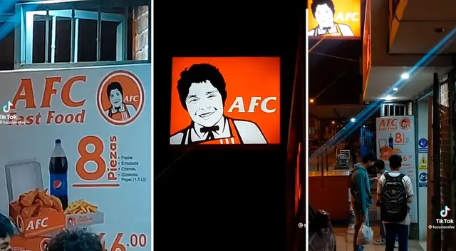 Un peruano abrió su fast food y tuvo como referencia a KFC.