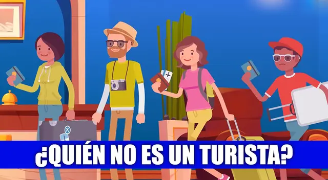 ¿Quién no es un turista? El acertijo visual que generó debate en redes