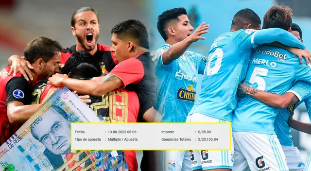 Hincha peruano cobrará más de 20 mil con solo una apuesta de 35 soles. Hincha peruano cobrará más de 20 mil con solo una apuesta de 35 soles.