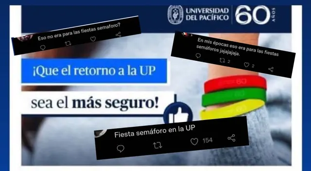 Universidad del Pacífico desata críticas por estrategia de pulsera de colores como las 'fiesta semáforo'