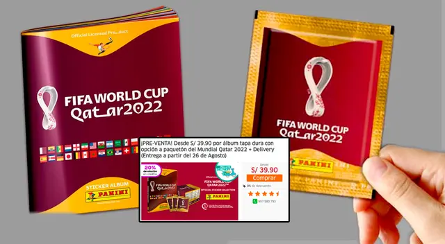 Revisa todos los detalles para que adquieras tu álbum Panini Qatar 2022 vía online. Revisa todos los detalles para que adquieras tu álbum Panini Qatar 2022 vía online.