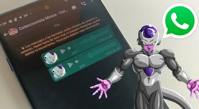 WhatsApp: truco para enviar audios con la voz de Freezer emocionan a fans de Dragon Ball WhatsApp: truco para enviar audios con la voz de Freezer emocionan a fans de Dragon Ball