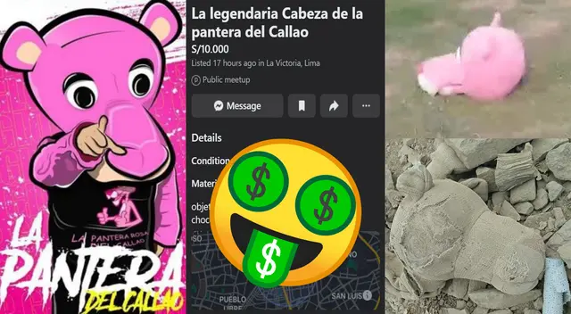 Pantera del Callao: hallan su cabeza y es vendida a 10,000 soles en Facebook Pantera del Callao: hallan su cabeza y es vendida a 10,000 soles en Facebook