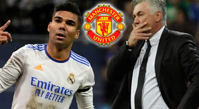 Casemiro tentado por el Manchester United: hablará con Ancelotti este 18 de agosto. Casemiro tentado por el Manchester United: hablará con Ancelotti este 18 de agosto.