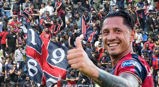 Gianluca Lapadula tiene contrato con Cagliari hasta 2025.