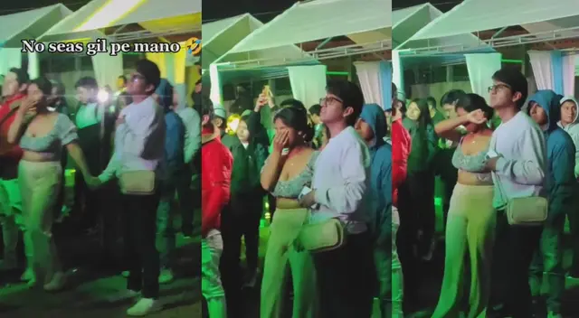 Joven recuerda a su ex cuando fue a un concierto.