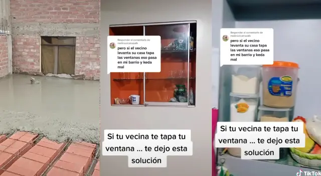 Joven muestra qué hacer luego que construcción de su vecino tapara sus ventanas