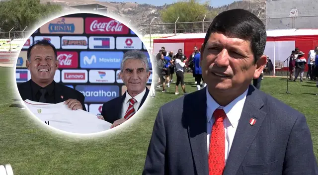 Agustín Lozano espera el apoyo de todos por el bien del fútbol peruano Agustín Lozano espera el apoyo de todos por el bien del fútbol peruano