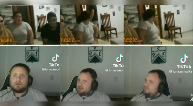 Tiktok: Videollamada en omegle sale mal y familia huye espantada