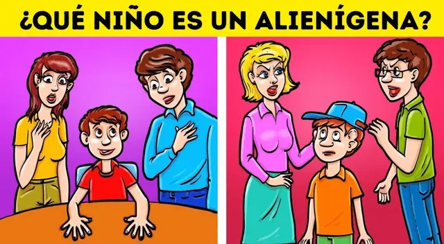El 98% falló el acertijo visual: descifra qué niño es un alienígena en menos de 5 segundos El 98% falló el acertijo visual: descifra qué niño es un alienígena en menos de 5 segundos