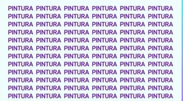 El 98% falló en este reto visual: encuentra la palabra 'TINTURA' en 5 segundos