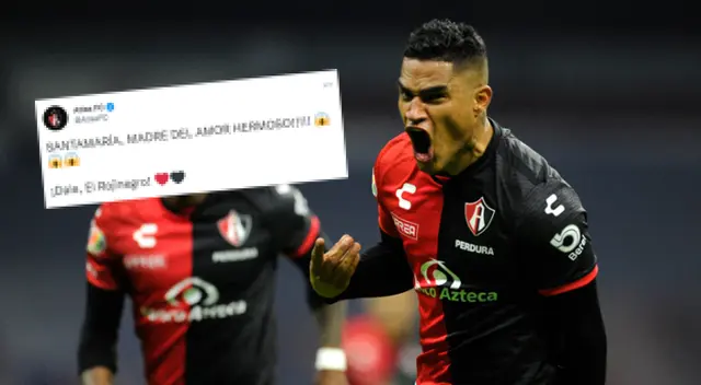 Atlas llenó de elogios a Anderson Santamaría tras jugar buen partido