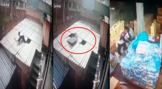 TikTok: niño va a recoger su pelota que cayó en techo de calamina y termina atrapado en almacén TikTok: niño va a recoger su pelota que cayó en techo de calamina y termina atrapado en almacén