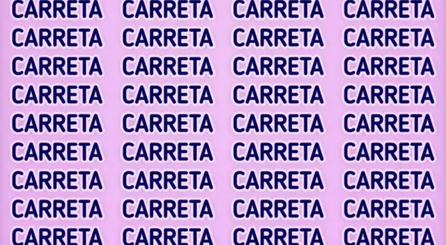 Reto visual que solo resolvió el 2% de personas: halla la palabra 'CARPETA' en 7 segundos Reto visual que solo resolvió el 2% de personas: halla la palabra 'CARPETA' en 7 segundos