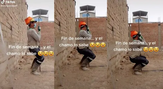 Albañil causa furor en redes con divertido baile de 'Pole Dance'. Albañil causa furor en redes con divertido baile de 'Pole Dance'.