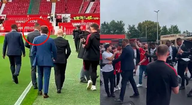 Casemiro aterrizó en Manchester y desata la locura entre hinchas del United Casemiro aterrizó en Manchester y desata la locura entre hinchas del United