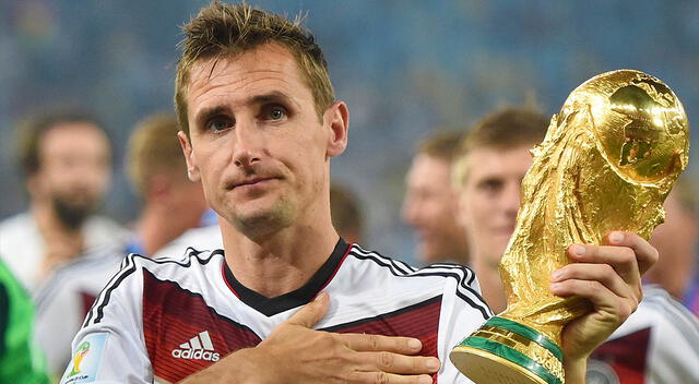 Miroslav Klose, goleador histórico del Mundial de Fútbol. Miroslav Klose, goleador histórico del Mundial de Fútbol.