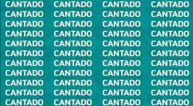 El 98 % se rindió ante este reto visual: encuentra la palabra 'CANSADO' en 10 segundos El 98 % se rindió ante este reto visual: encuentra la palabra 'CANSADO' en 10 segundos