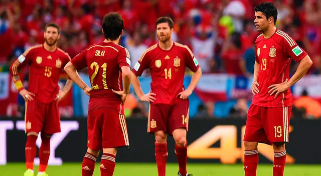 España eliminado de Brasil 2014. España eliminado de Brasil 2014.