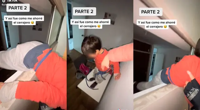 Mujer se queda fuera de su casa y mete a su hijo por la ventana para no pagar cerrajero Mujer se queda fuera de su casa y mete a su hijo por la ventana para no pagar cerrajero