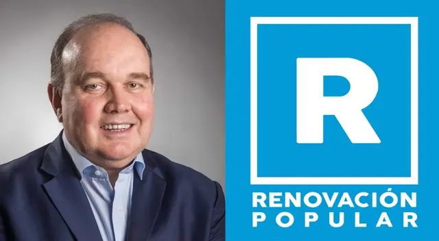 Rafael López Aliaga, candidato por el partido Renovación Popular, el cual además preside.