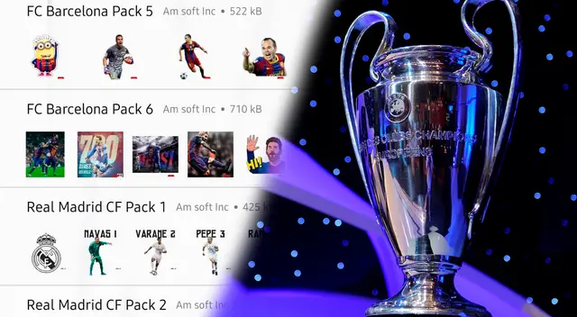 WhatsApp 2022: descarga AQUÍ los mejores stickers de la Champions League WhatsApp 2022: descarga AQUÍ los mejores stickers de la Champions League