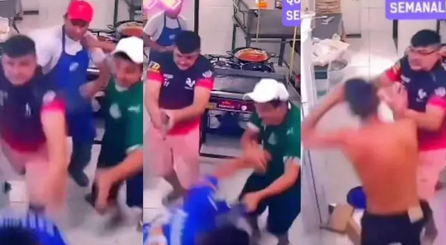 TikTok: intentó robar un restaurante y cocinero le dio la golpiza de su vida