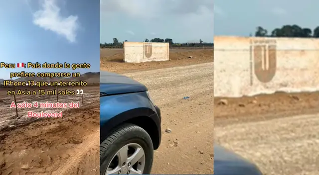 Peruano 'oferta' terreno de 200m2 en Asia y asegura es mejor compra que un Iphone 13