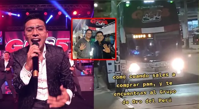 Peruano conoció a 'Grupo 5' y no gastó no un sol.