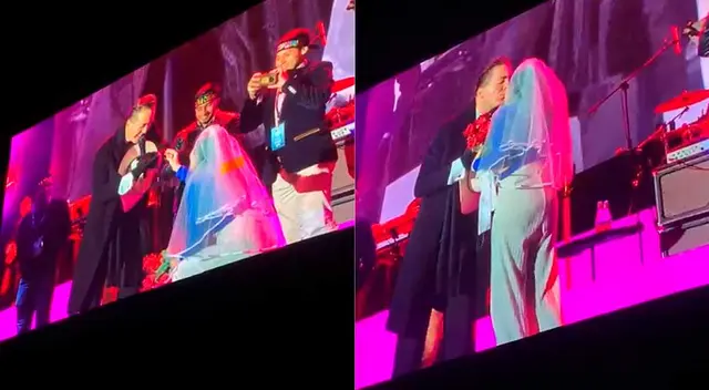 Cristian Castro fue besado por una seguidora peruana