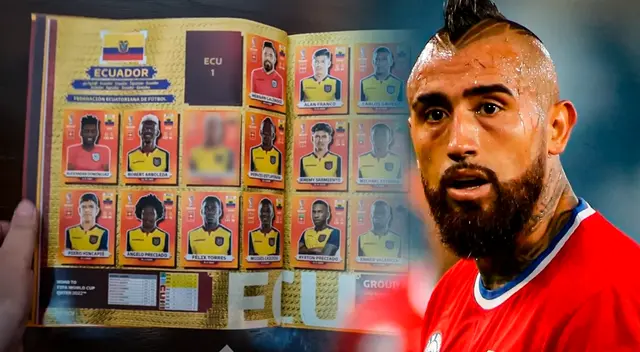 Llegó Byron Castillo y no Arturo Vidal: así se ve la figurita del ecuatoriano en el álbum Panini