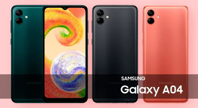 Samsung Galaxy A04: la nueva apuesta con gran batería para la gama de entrada